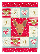 Miniature Pinscher Flag Canvas House Size CK5221CHF