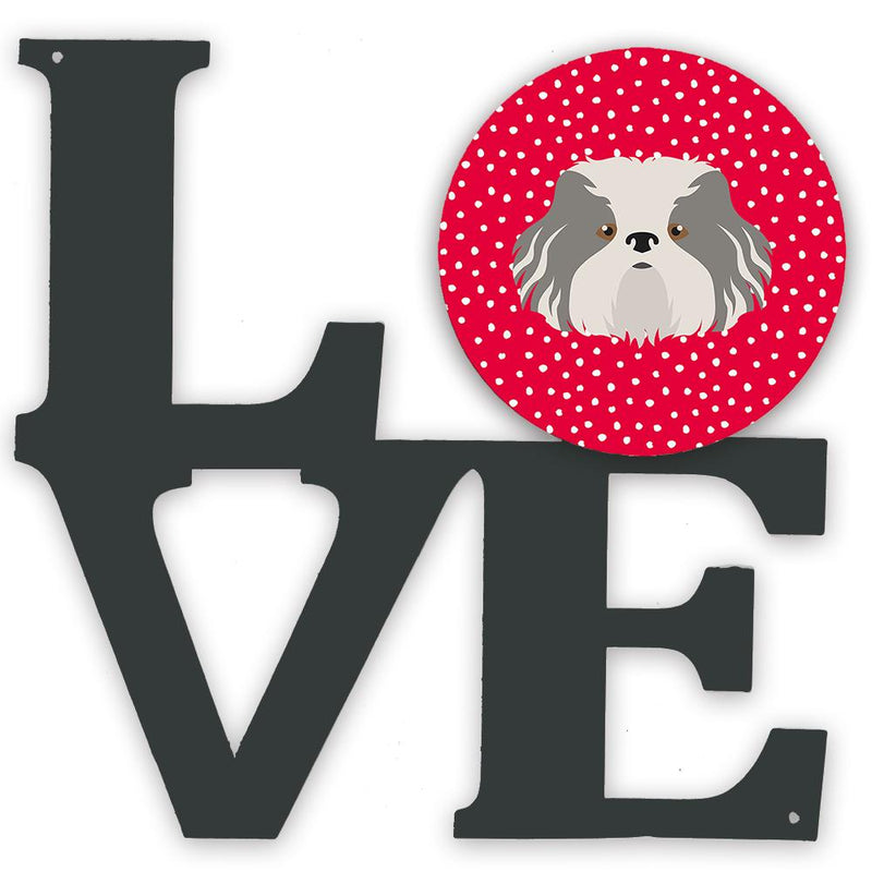 Odis Dog Love Metal Wall Artwork LOVE CK5223WALV