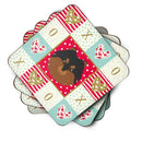 Pomeranian Love Coasters - Set of 4 Lightweight Foam, Absorbent Drink Coasters  CK5228FC