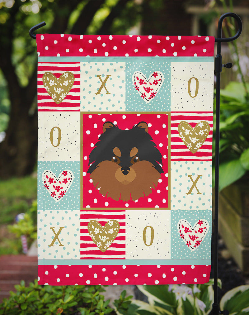 Pomeranian Garden Flag - Outdoor Decorative Yard Flag CK5228GF
