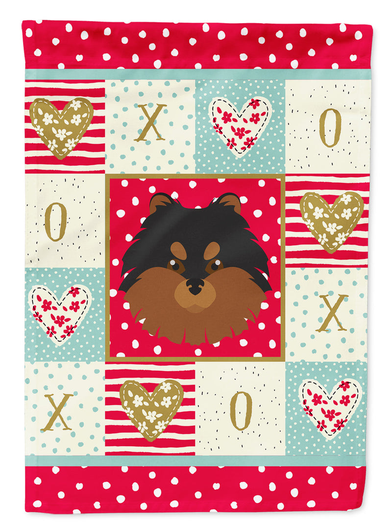 Pomeranian Garden Flag - Outdoor Decorative Yard Flag CK5228GF