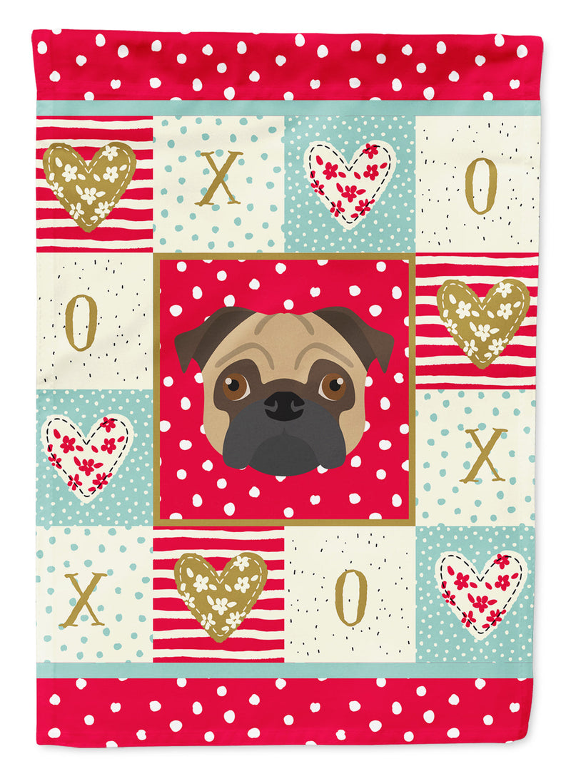 Pug Flag Canvas House Size CK5231CHF