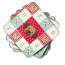 Tibetan Spaniel Love Coasters - Set of 4 Lightweight Foam, Absorbent Drink Coasters  CK5240FC