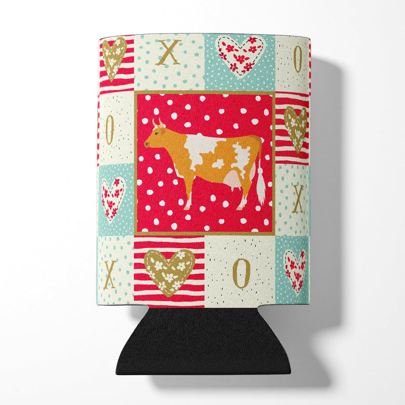 Guernsey Cow Love Can or Bottle Hugger CK5248CC