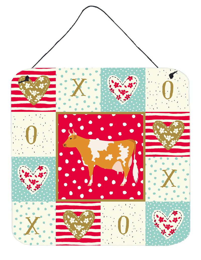 Guernsey Cow Love Wall or Door Hanging Prints CK5248DS66