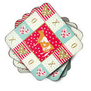 Guernsey Cow Love Coasters - Set of 4 Lightweight Foam, Absorbent Drink Coasters  CK5248FC