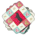 Black Angus Cow Love Coasters - Set of 4 Lightweight Foam, Absorbent Drink Coasters  CK5255FC