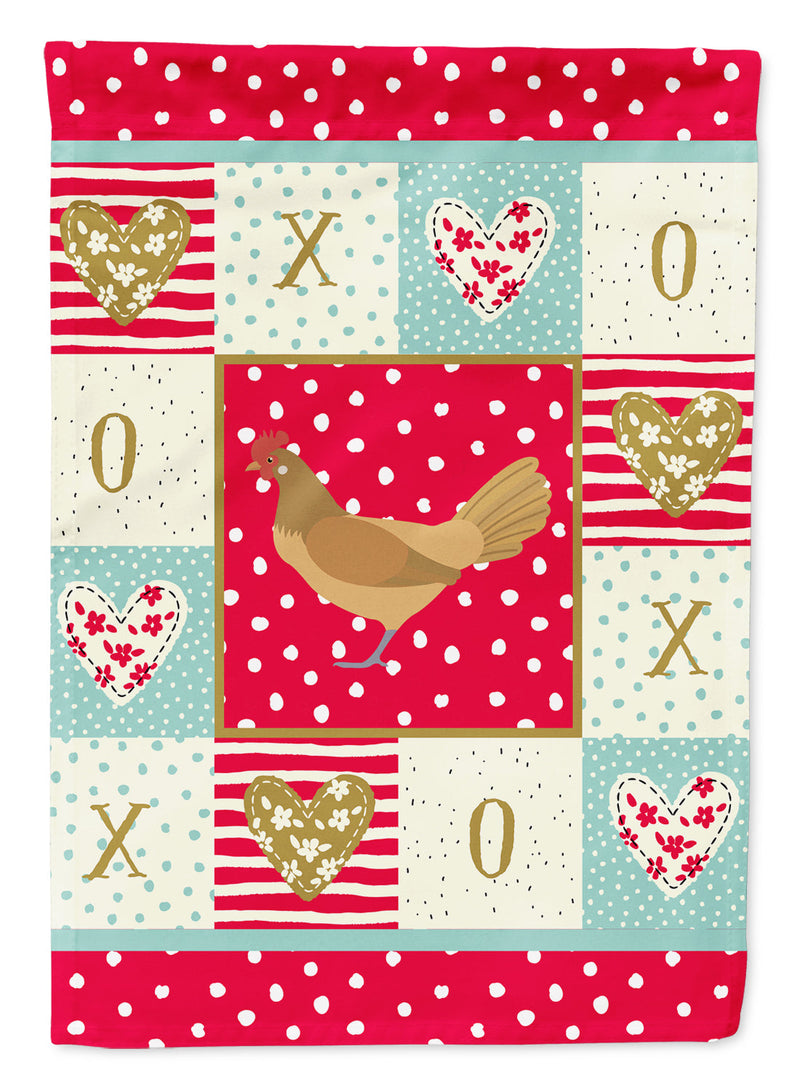 Frisian Friesian Chicken Love Garden Flag – Decorative Outdoor Yard Flag CK5259GF