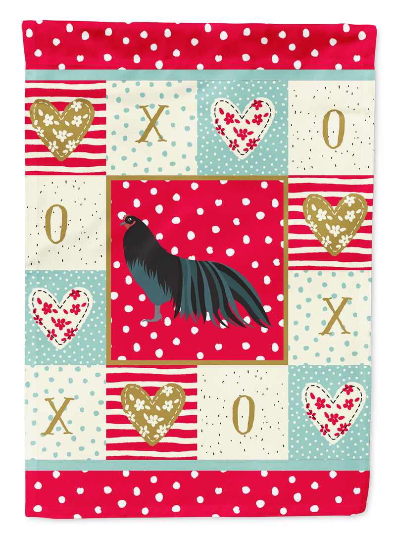 Sumatra Chicken Love Flag Canvas House Size CK5260CHF