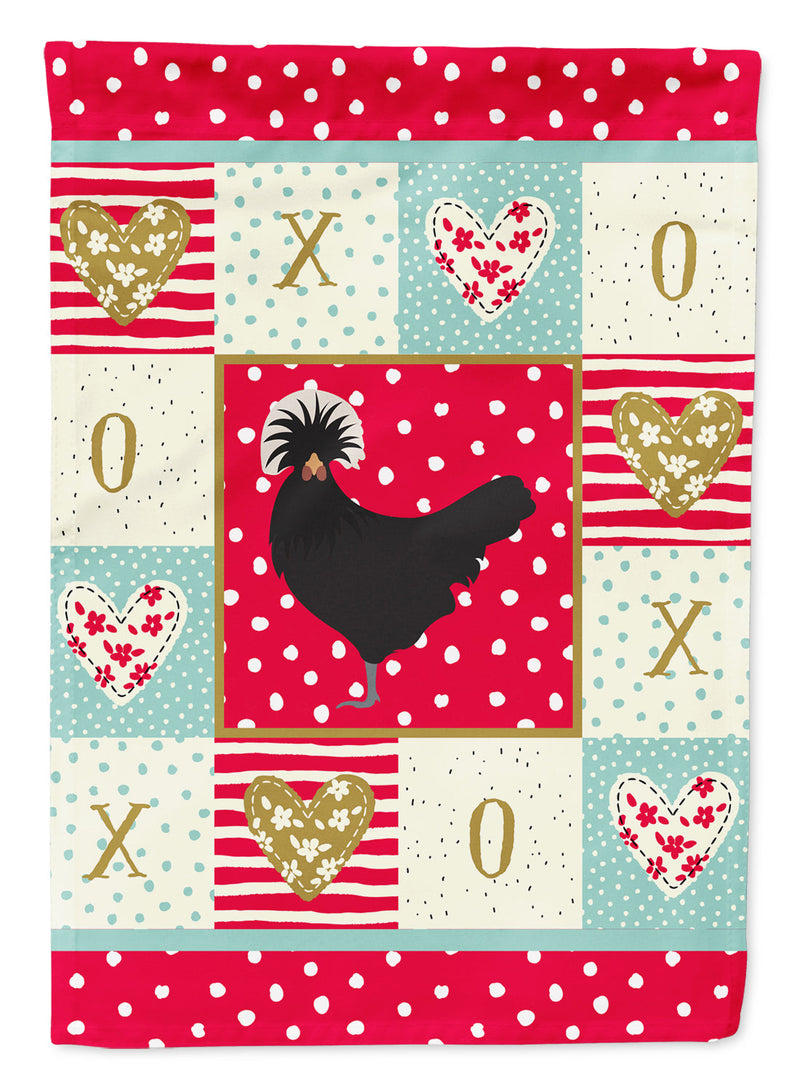 Polish Poland Chicken Love Flag Canvas House Size CK5261CHF