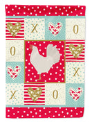 Leghorn Chicken Love Flag Canvas House Size CK5267CHF