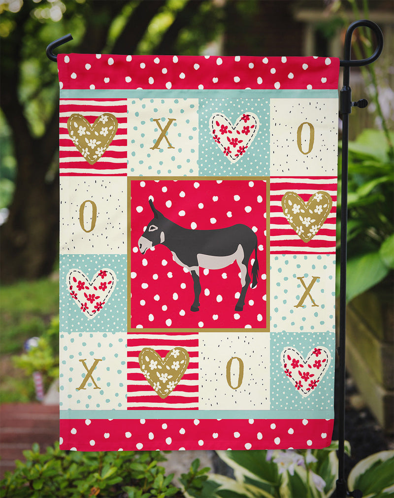 American Mammoth Jack Donkey Love Garden Flag – Decorative Outdoor Yard Flag CK5271GF