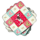 American Spotted Donkey Love Coasters - Set of 4 Lightweight Foam, Absorbent Drink Coasters  CK5278FC