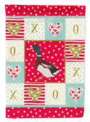 Rouen Duck Love Flag Canvas House Size CK5283CHF