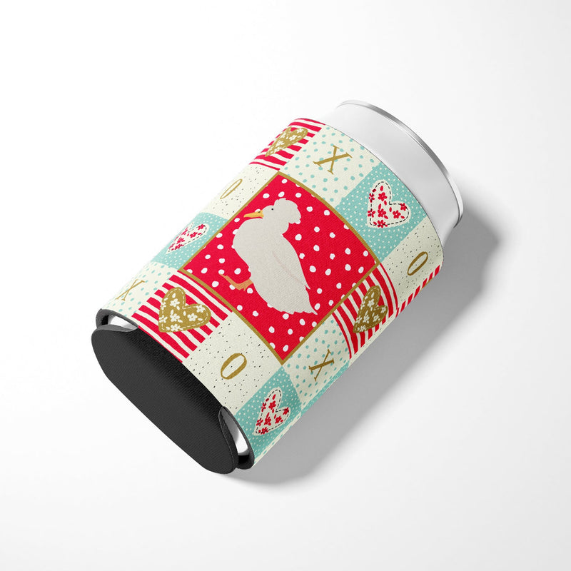 Crested Duck Love Can or Bottle Hugger CK5284CC