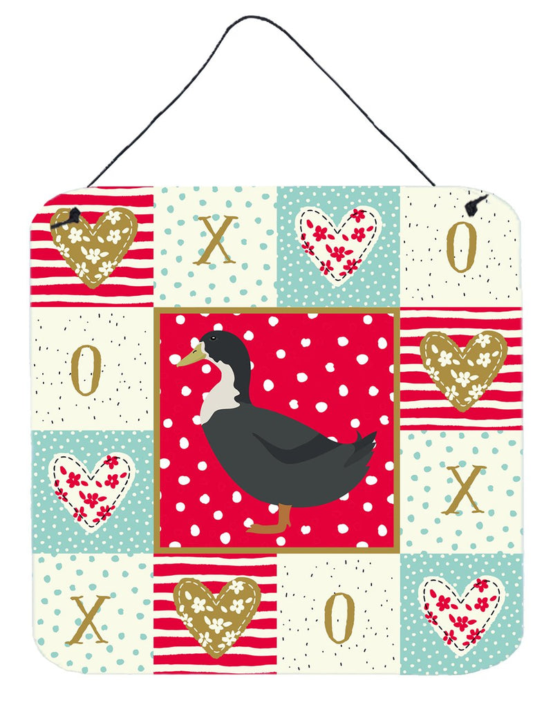 Blue Swedish Duck Love Wall or Door Hanging Prints CK5289DS66