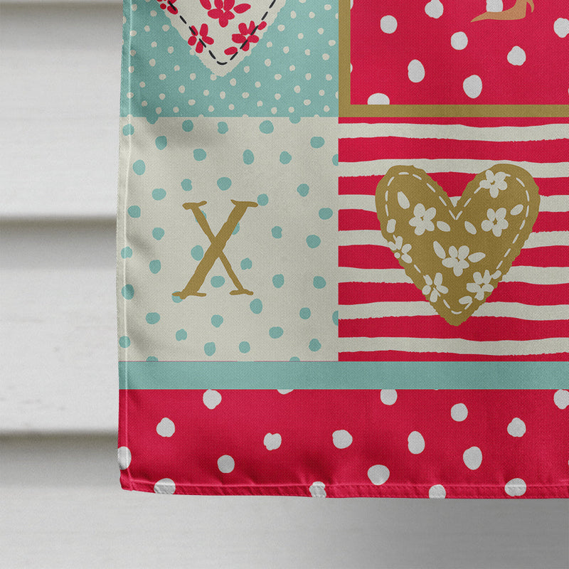 Muscovy Duck Love Flag Canvas House Size CK5291CHF