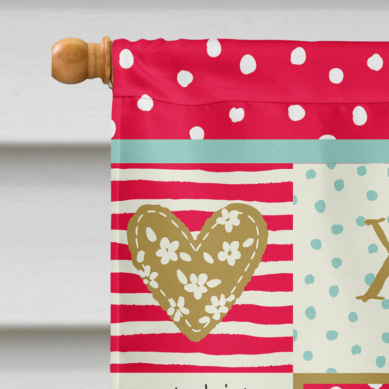 Silver Fox Love Flag Canvas House Size CK5298CHF