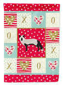 Silver Fox Love Garden Flag – Decorative Outdoor Yard Flag CK5298GF