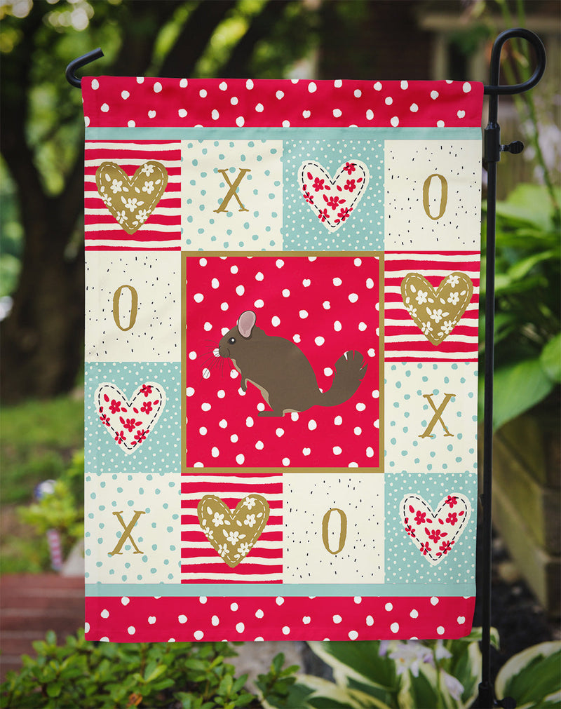 Chinchilla Love Garden Flag – Decorative Outdoor Yard Flag CK5302GF