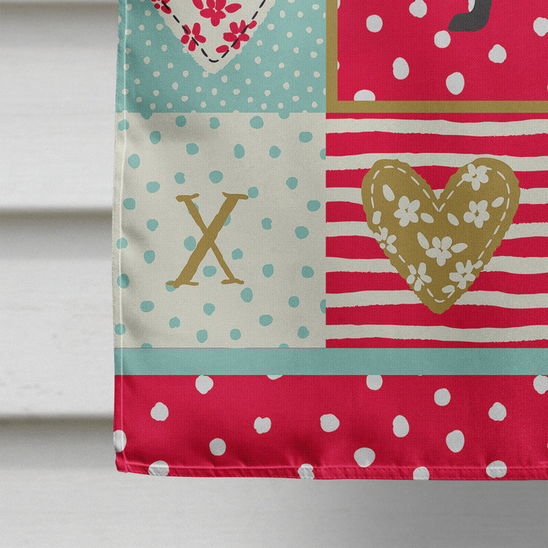 Red Fox Love Flag Canvas House Size CK5303CHF