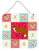 Red Fox Love Wall or Door Hanging Prints CK5303DS66