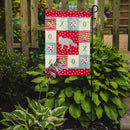 White Arctic Fox Love Garden Flag – Decorative Outdoor Yard Flag CK5304GF