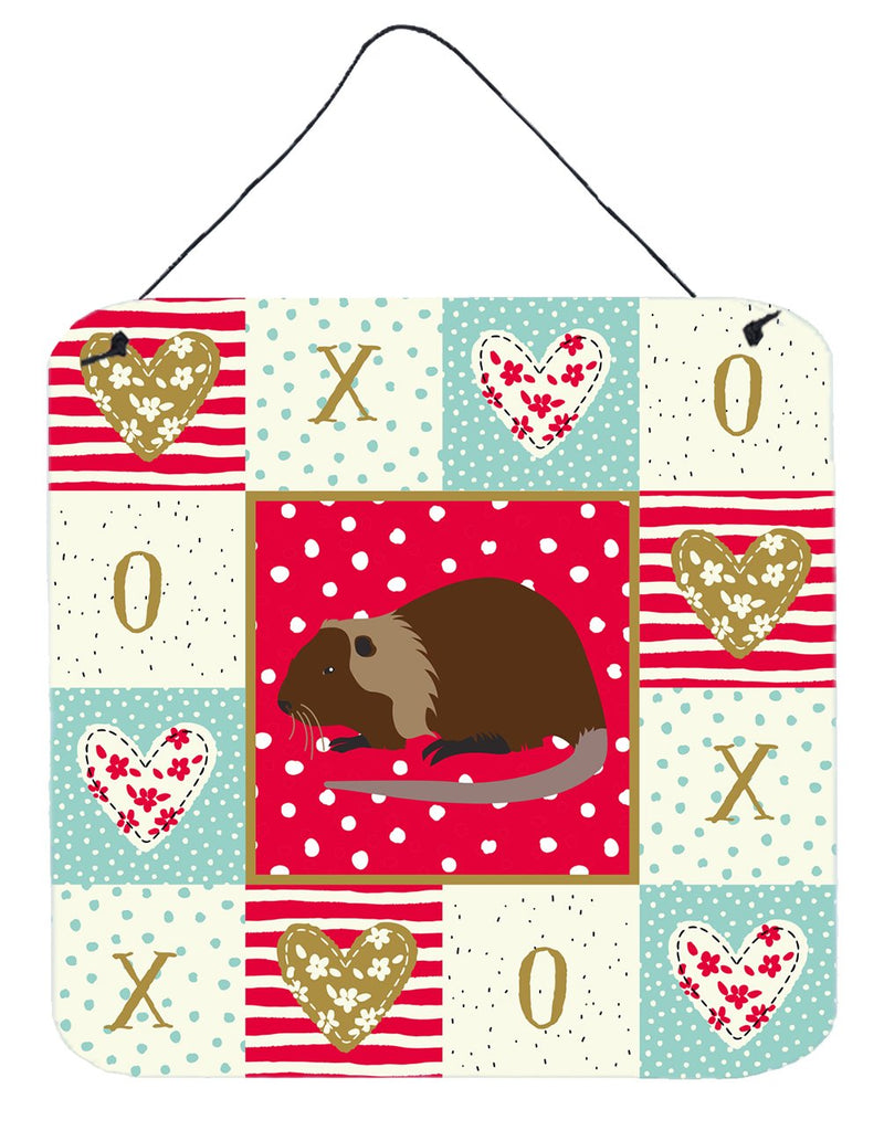 Coypu Nutria River Rat Love Wall or Door Hanging Prints CK5306DS66