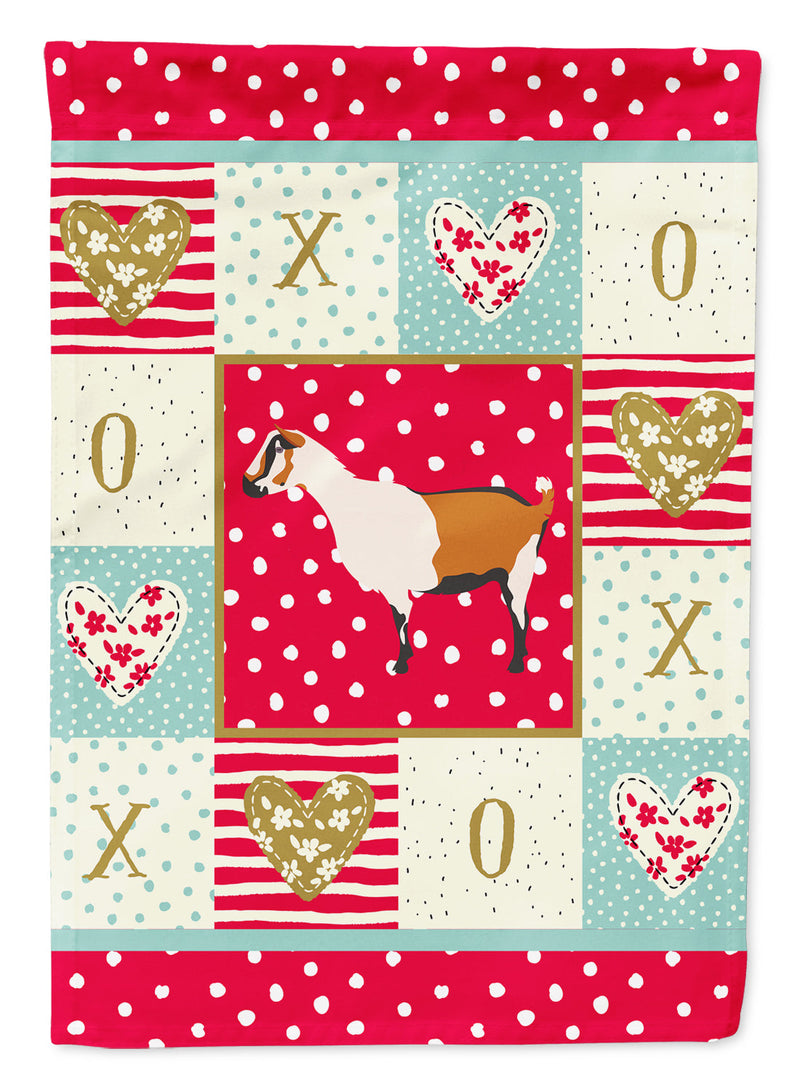 Alpine Goat Love Flag Canvas House Size CK5307CHF