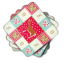 Toggenburger Goat Love Coasters - Set of 4 Lightweight Foam, Absorbent Drink Coasters  CK5308FC