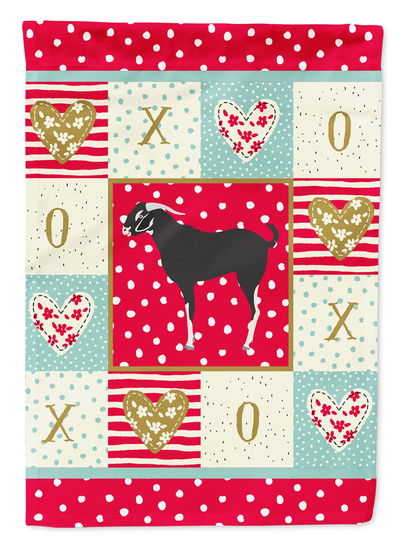 Black Bengal Goat Love Flag Garden Size CK5311GF