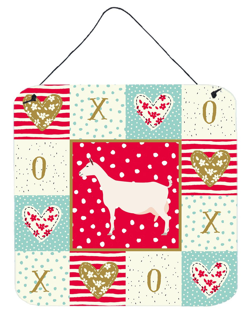 Saanen Goat Love Wall or Door Hanging Prints CK5316DS66