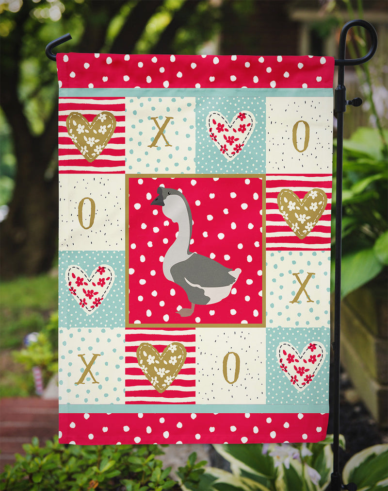 African Goose Love Garden Flag – Decorative Outdoor Yard Flag CK5326GF