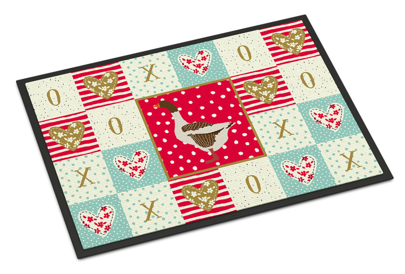 Pomeranian Rogener Goose Love Doormat - 18x27 Decorative Floor Mat – Indoor/Outdoor Rug with Artistic Flair CK5330MAT
