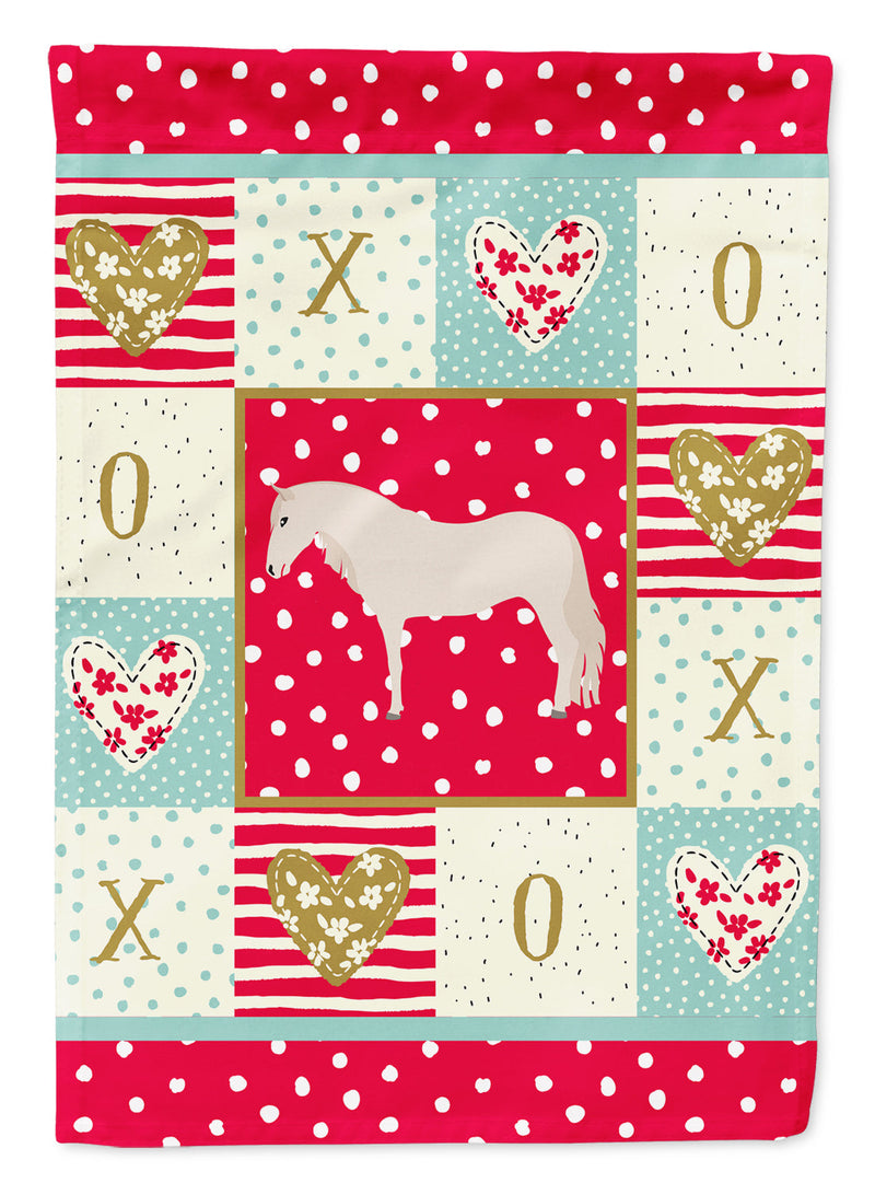 Paso Fino Horse Love Flag Canvas House Size CK5332CHF