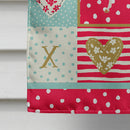 Hanoverian Horse Love Flag Canvas House Size CK5336CHF