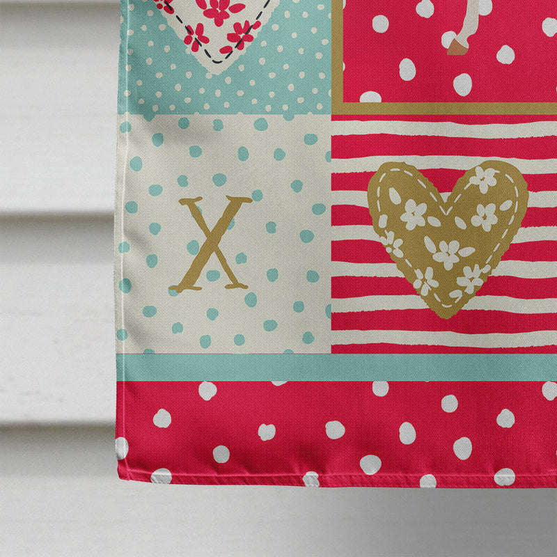 Hanoverian Horse Love Flag Canvas House Size CK5336CHF