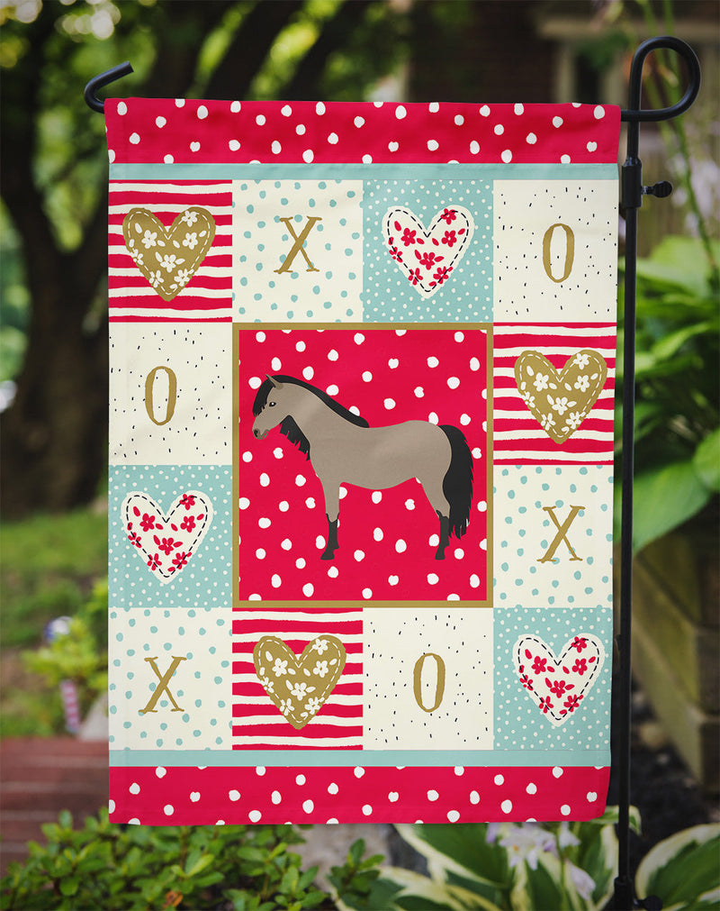 Welsh Pony Horse Love Flag Garden Size CK5337GF