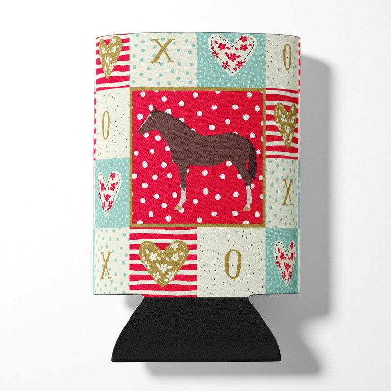 English Thoroughbred Horse Love Can or Bottle Hugger CK5340CC