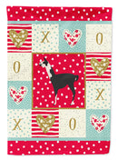 Llama Q' Ara Love Flag Canvas House Size CK5345CHF