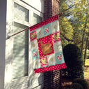 Alpaca Suri Love Flag Canvas House Size CK5347CHF