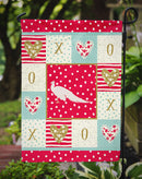 White Peacock Peafowl Love Garden Flag – Decorative Outdoor Yard Flag CK5353GF