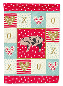 Mini Miniature Pig Love Garden Flag – Decorative Outdoor Yard Flag CK5362GF