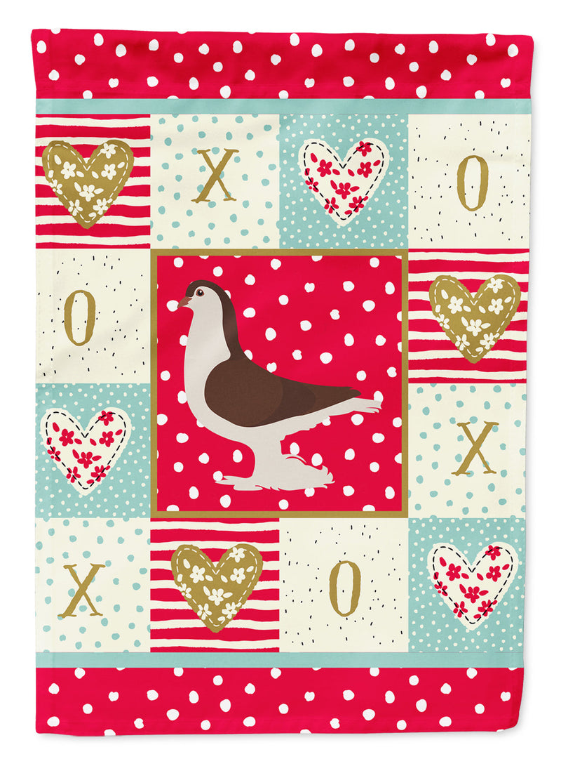 Large Pigeon Love Garden Flag – Decorative Outdoor Yard Flag CK5370GF