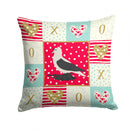 Saxon Fairy Swallow Pigeon Love Throw Pillow - 14x14 Decorative Pillow – Art for Your Home & Patio CK5373PW1414