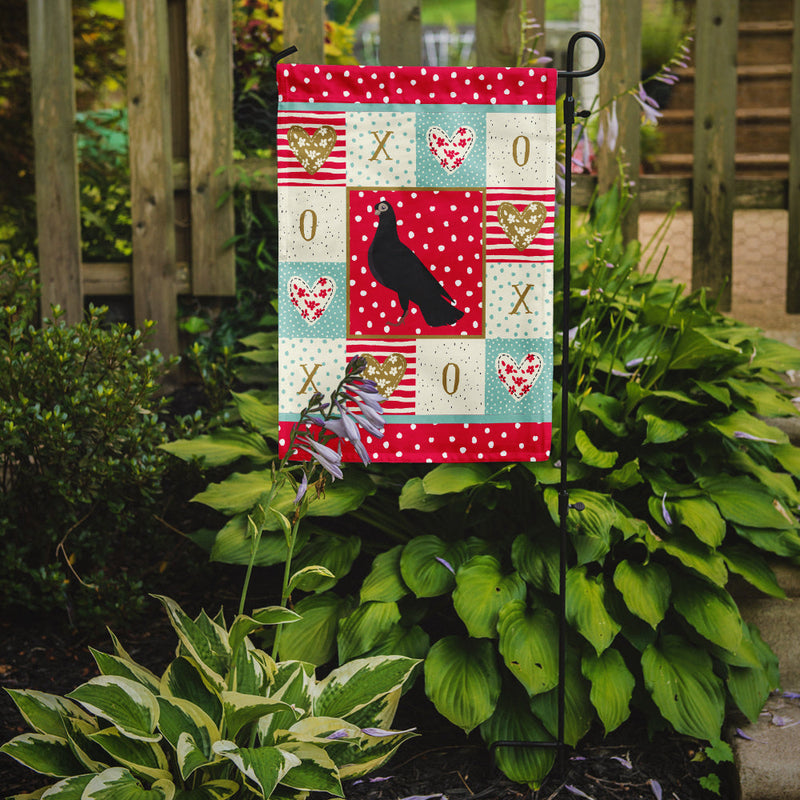 Budapest Highflyer Pigeon Love Garden Flag – Decorative Outdoor Yard Flag CK5374GF