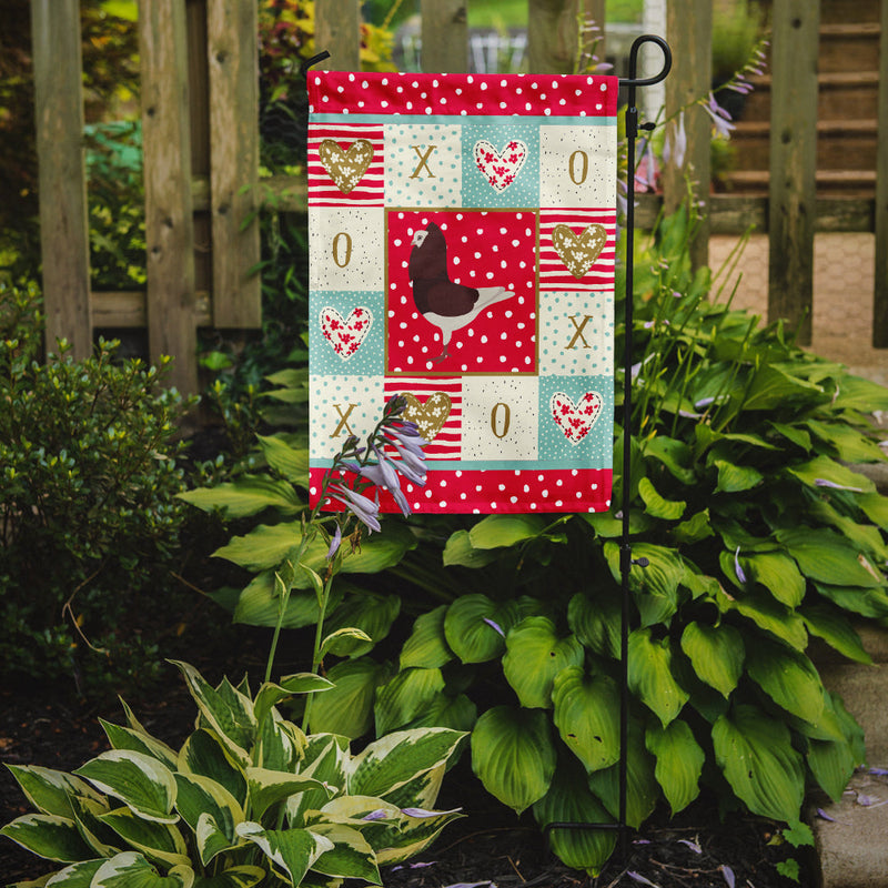 Capuchin Red Pigeon Love Garden Flag – Decorative Outdoor Yard Flag CK5375GF