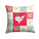 German Modena Pigeon Love Throw Pillow - 14x14 Decorative Pillow – Art for Your Home & Patio CK5376PW1414