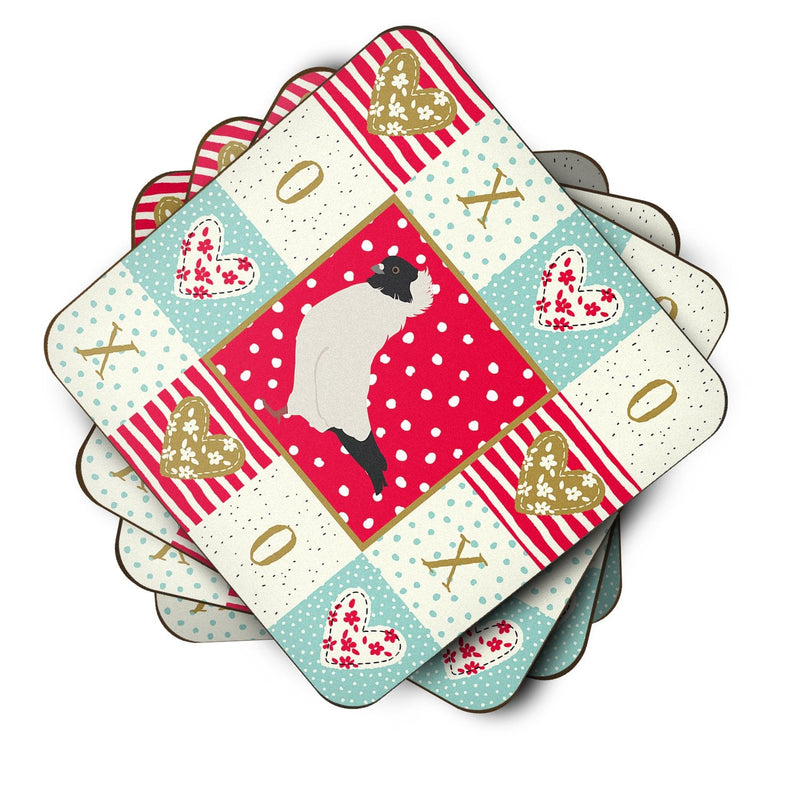 Nun Pigeon Love Coasters - Set of 4 Lightweight Foam, Absorbent Drink Coasters  CK5379FC