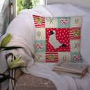 Nun Pigeon Love Throw Pillow - 14x14 Decorative Pillow – Art for Your Home & Patio CK5379PW1414